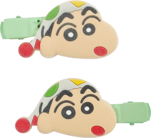クレヨンしんちゃん フロッキーヘアクリップ しんちゃん（ユメミー